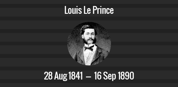 Louis Le Prince death anniversary