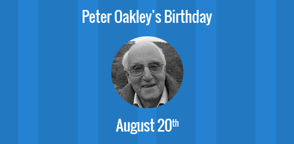 Birthday of Peter Oakley: YouTuber